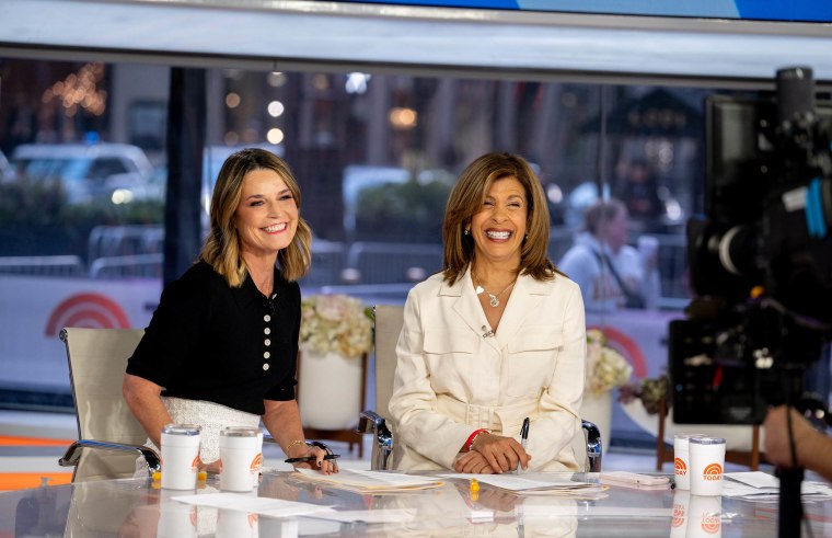 Savannah Guthrie and Hoda Kotb